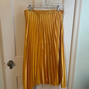 Midi Mustard Skirt